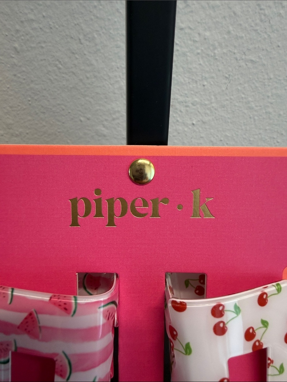 Piper K | Watermelon & Cherry Hair Clip Set 🍒🍉 - Picture 2 of 5